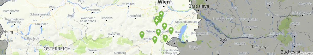 Map view for Pharmacies emergency services nearby Matzendorf-Hölles (Municipality, Niederösterreich) (502)